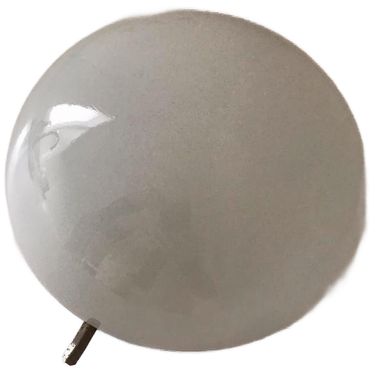 Vintage Opaline Glazen Plafonnière Plafondlamp Massive '70 1