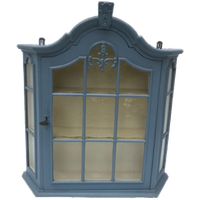 Vitrinekast In Blauw