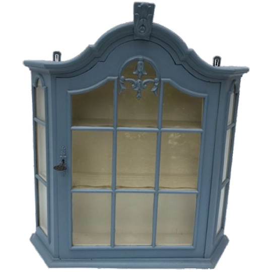 Vitrinekast In Blauw 1