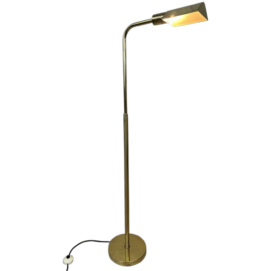 Vintage Messing Leeslamp / Vloerlamp – Metalarte 1