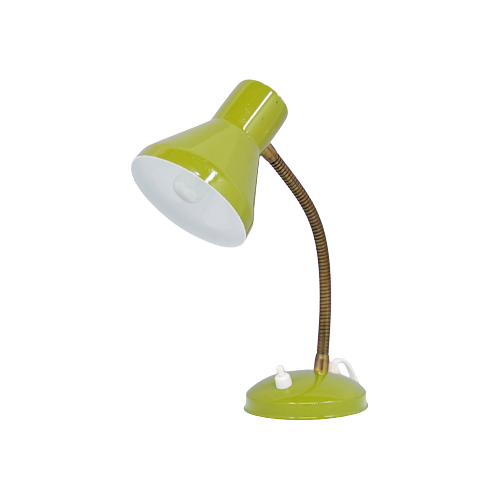 Groene Metalen Bureaulamp Buigbaar