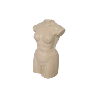 Grote Vrouwelijke Torso In Keramiek