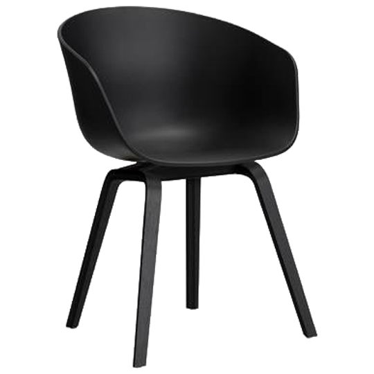 Hay About A Chair Aac22 Stoel - Black Oak - Black - Tweedekans 1