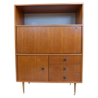 Mooie Vintage Midcentury Retro Bureau Secretaire thumbnail 1