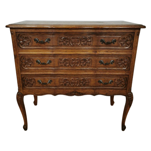 Vintage Queen Ann Ladekastje, Commode Dressoir Ladekast Badkamermeubel 103