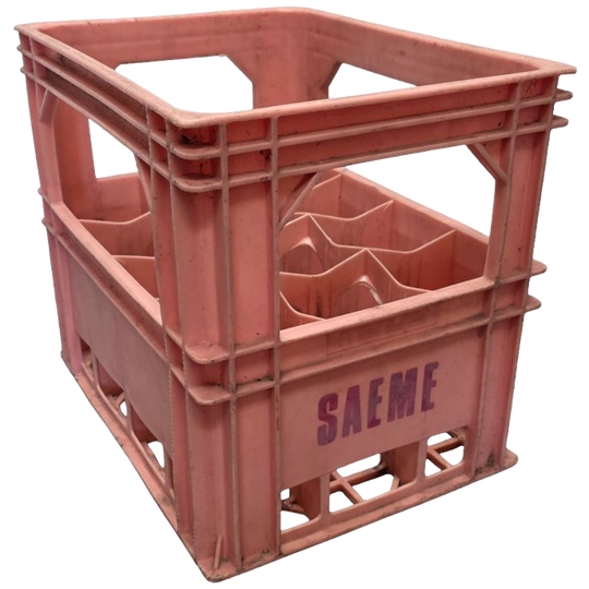 Vintage Roze Evian (saeme) Kratje 1