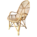 Vintage Design Rotan Fauteuil , Rohé Noordwolde, 1960S thumbnail 1
