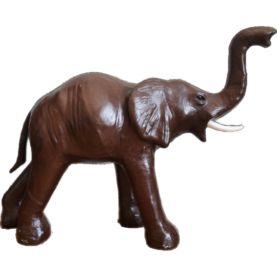 Vintage Lederen Olifant 1