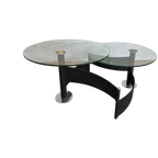 Vintage Design Salontafel Met Draaiend Glas thumbnail 1