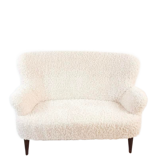 Artifort Theo Ruth Bankje | Doodle Creme Stof Teddy Pluche 1