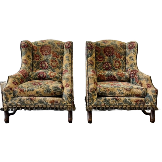 Set Van 2 Vintage Eenzitten / Clubzetels / Fauteuils 1