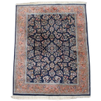 Vloerkleed Met Roze En Donkerblauwe Tinten En Mooie Patronen 257X172Cm thumbnail 1