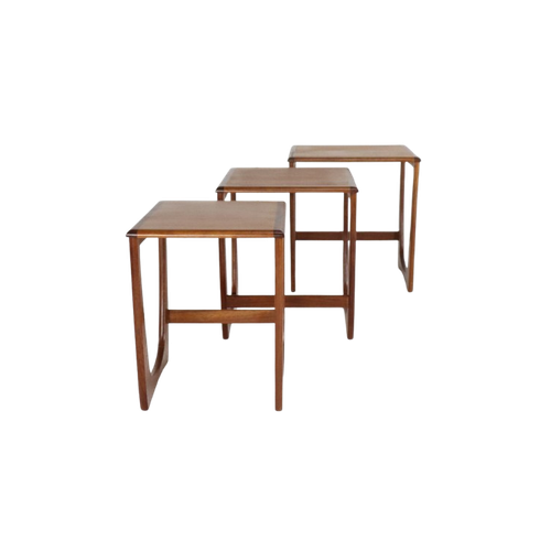 Set Van 3 Sunelm Nesting Tables ´Partington´ Vintage