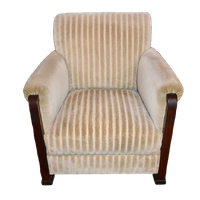 Art Deco Fauteuil, Vintage Fauteuil