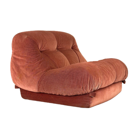 Roze Nuvolone Lounge Fauteuil Door Rino Maturi Voor Mimo Padova 1