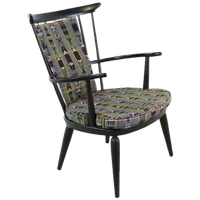 Vintage Stoel Spijlenstoel Fauteuil