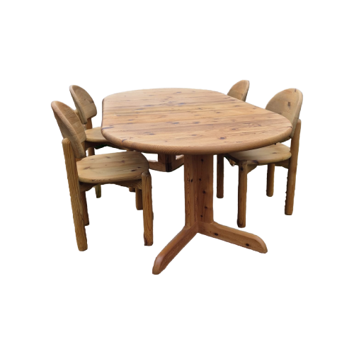 Rainer Daumiller Voor Hirtshals Savvaerk Eetkamer Tafel Met 6 Stoelen