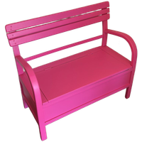 Bankje / Kinderbank Happy Pink