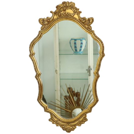 Klassieke Bladgoud Spiegel Kuifspiegel Barok Deknudt 1