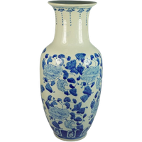 Chinese Vaas Blauw / Wit