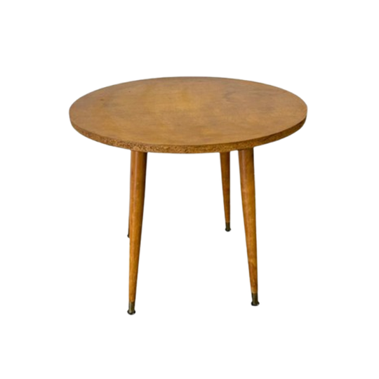 Vintage Ronde Bijzettafel / Sidetable 1