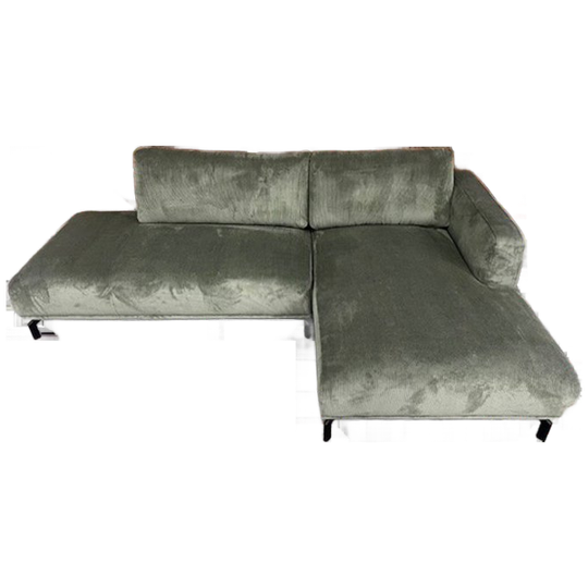 4x6 sofa Compacte Modulaire Bank X5 Op Poot In Groen Ribcord 1