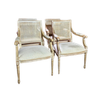 Fauteuils In Empire-Stijl, 4X thumbnail 1