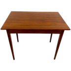 Vintage Scandinavische Kleine Eetkamertafel Teak Eettafel 1960’s thumbnail 1