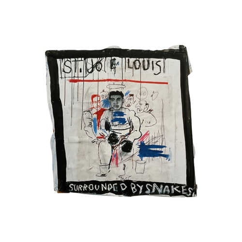 Jean Michael Basquiat, St.Joe Louis Surrounded By Snakes, 1982 ..