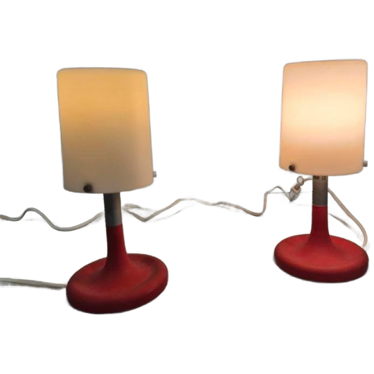 Set Vintage IKEA B0010 Postmoderne Tafellampen. 1