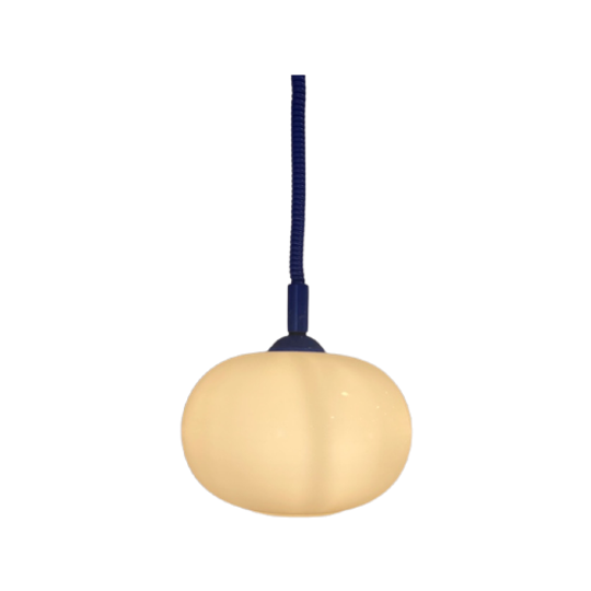 Hanging Lamp With Blue Spring Cord 1