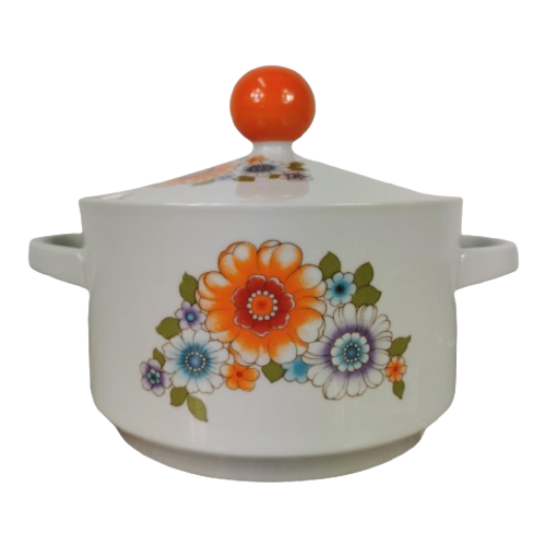 Vintage Brabantia Servies, Dekschaal, Schaal, Pan Serveerpan