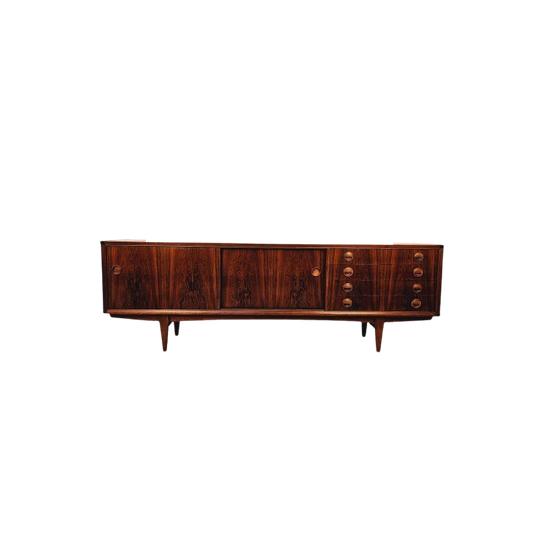 Xxl Vintage Fristho Dressoir | Palissander | Mid-Century 1960S | Volledig Gerestaureerd 1