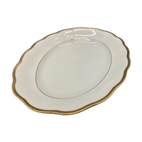 Koenigszelt Vintage Serveerschaal Roomwit/goud