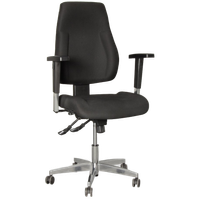 Topstar Bureaustoel, Zwart, 3D Armleggers,