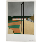 Torsten Jovinge (1948-2020), Fabrik Med Ledningsstolpar, Ca 1930, thumbnail 1