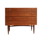 Deens Design Vintage Ladekast / Badkamermeubel / Commode Uit De Jaren '60 thumbnail 1