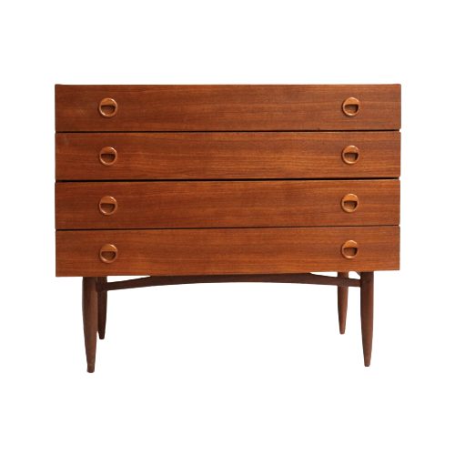 Deens Design Vintage Ladekast / Badkamermeubel / Commode Uit De Jaren '60