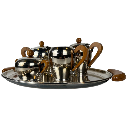 Alessi Koffieservies / Theeservies Verzilverd 1