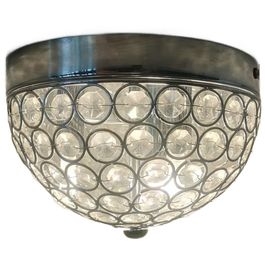 Retro Transparante Halogeen Plafonnière (kleinere Variant). 1