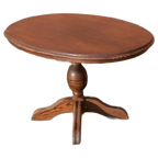 Salontafel Eikenhout Donker Afgewerkt Ovaal Model thumbnail 1