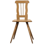 Antieke Wabi Sabi Primitieve Bergstoel thumbnail 1