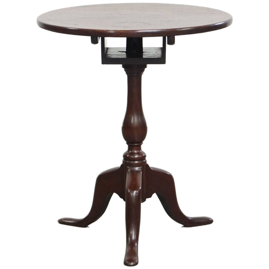 Zeldzame Antieke Engelse Ronde Open Bird Cage Tilt Top Table/ Wijn Tafel 1