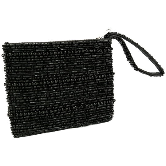 Bazar Bizar | De Black Beaded Portemonnee 1