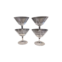 4 Vintage Borrelglaasjes Jaren 60