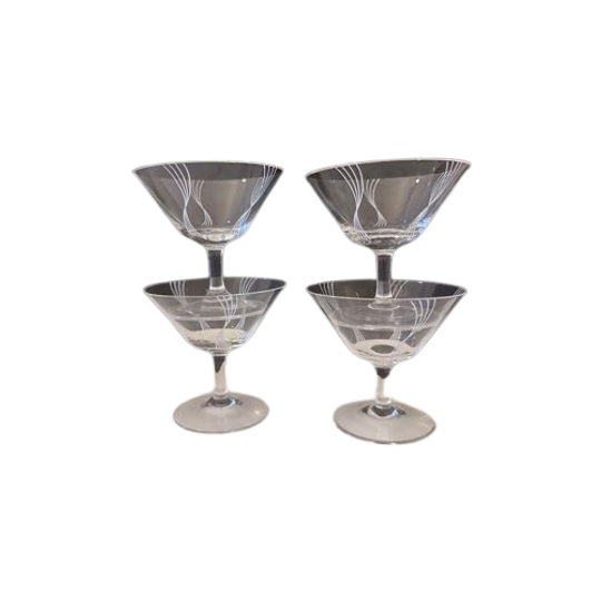 4 Vintage Borrelglaasjes Jaren 60 1