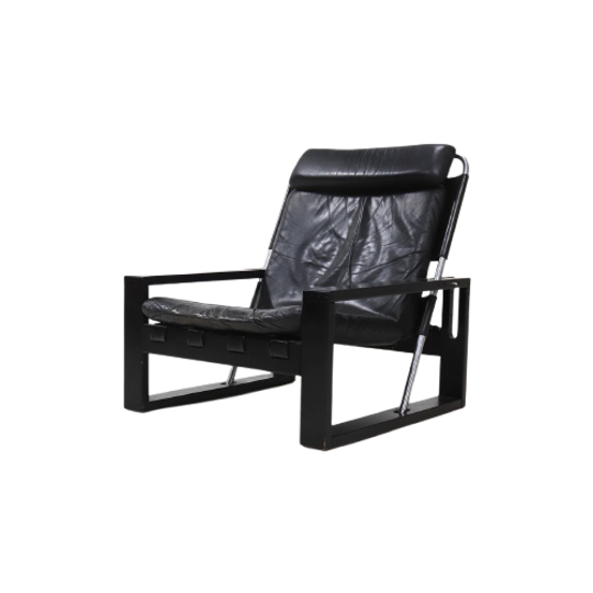 Brutalist Adjustable Lounge Chair By Sonja Wasseur 1970s 1