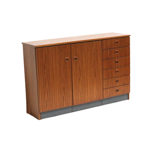 Grote Vintage Schoenenkast Ladekast Dressoir Jaren '60 '70