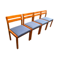 Set Van 4 Scandinavian Style Eetkamerstoelen