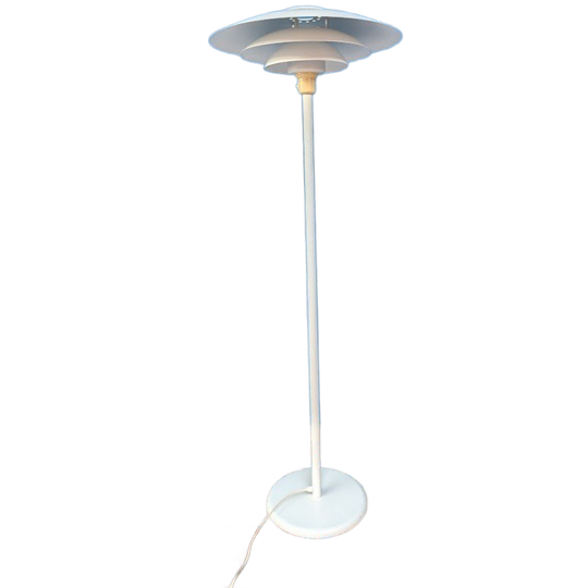 Vintage Vloerlamp, Schalenlamp, Deens Design 1